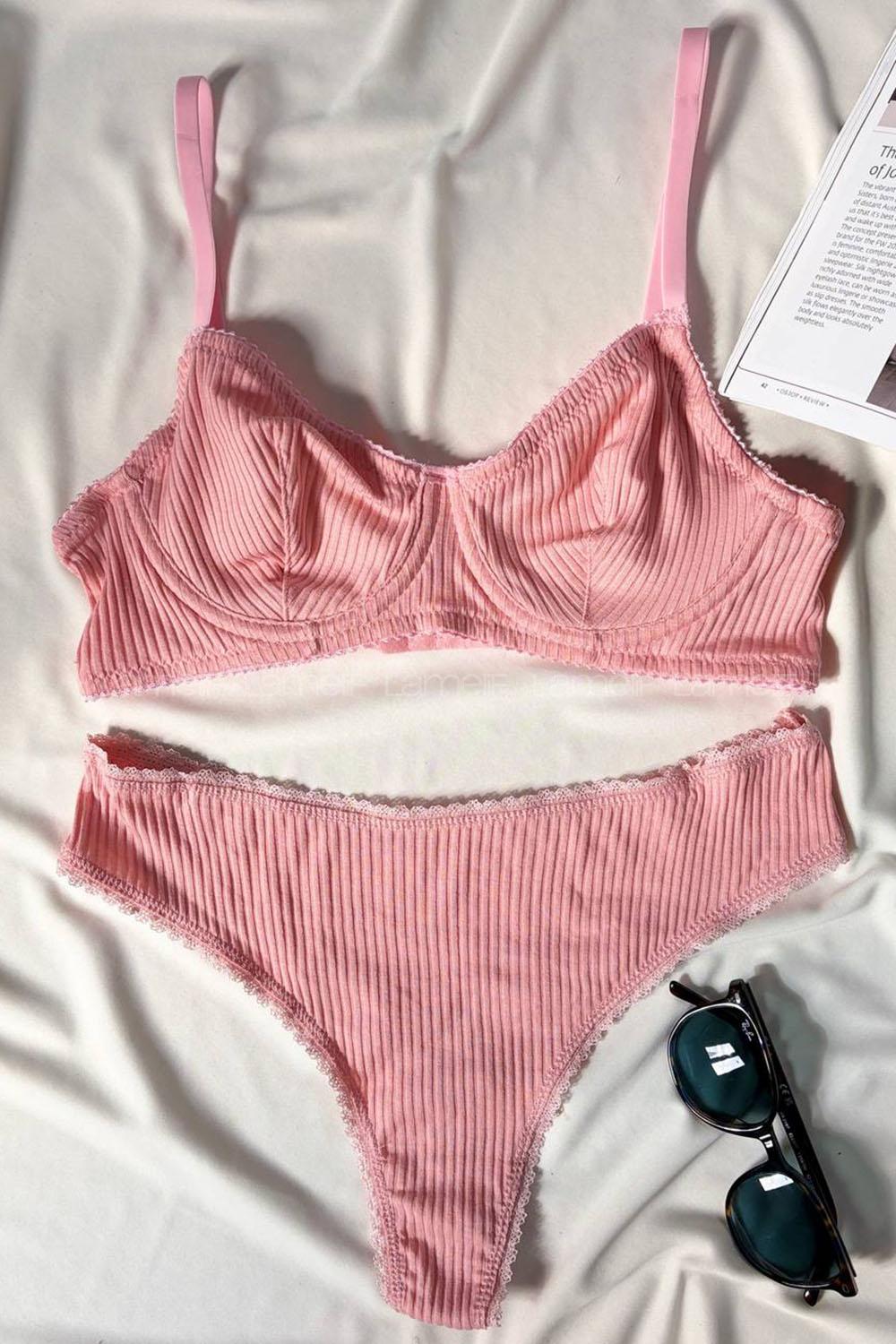 Lamelif Pamuk Sütyen Takım