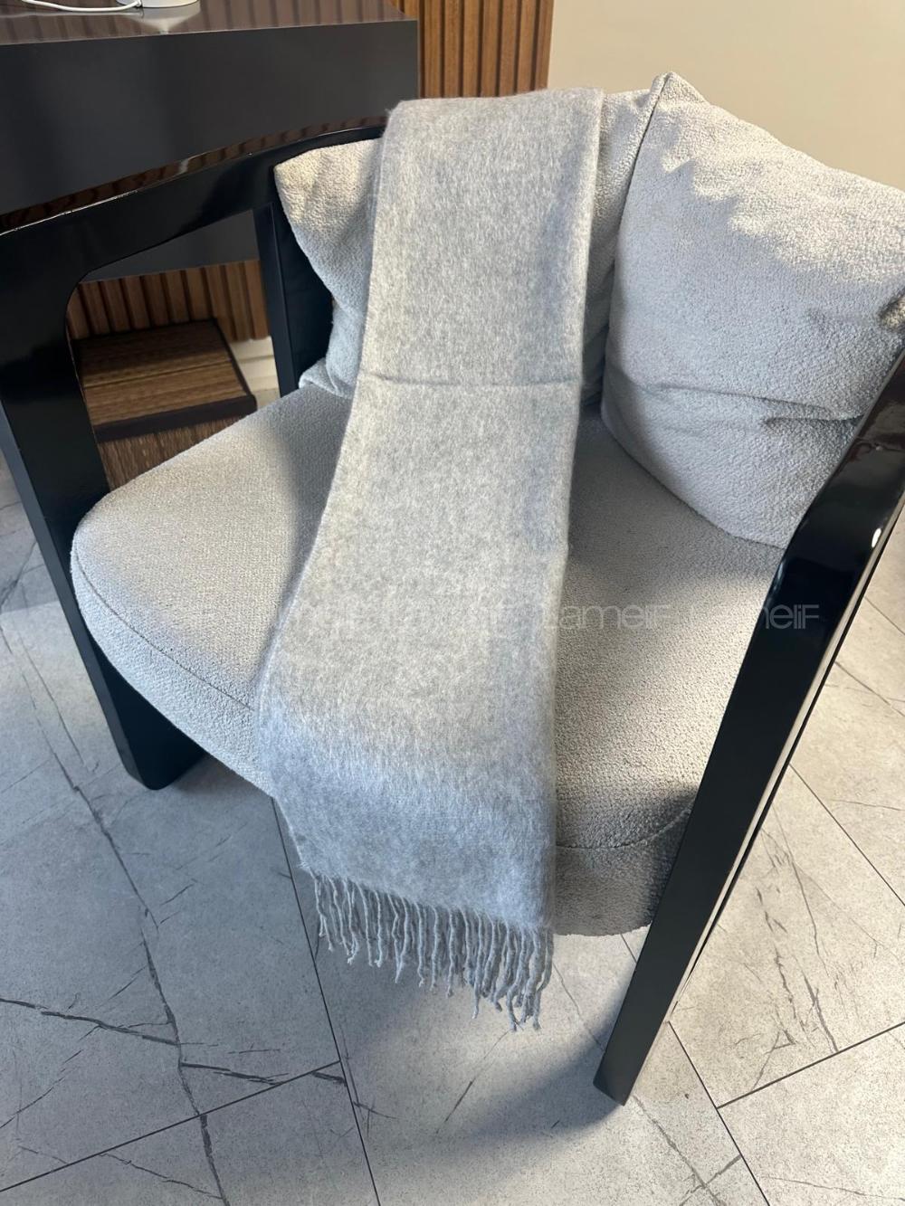 Lamelif Kadın Düz Püsküllü Atkı Şal