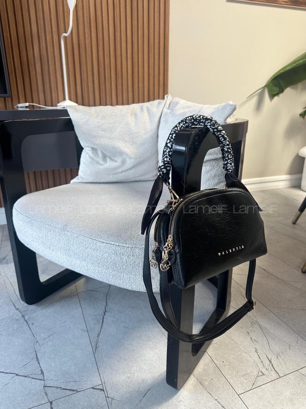 Lamelif Fular Detaylı Armoli El ve Omuz Çantası