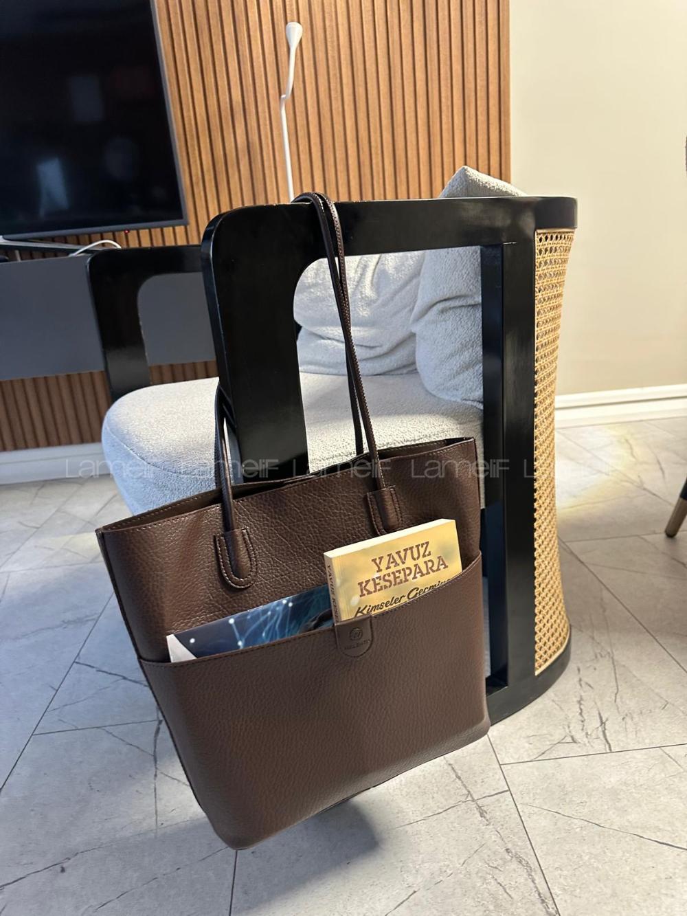 Lamelif Novaa Kadın El ve Omuz Çantası İç Çantalı