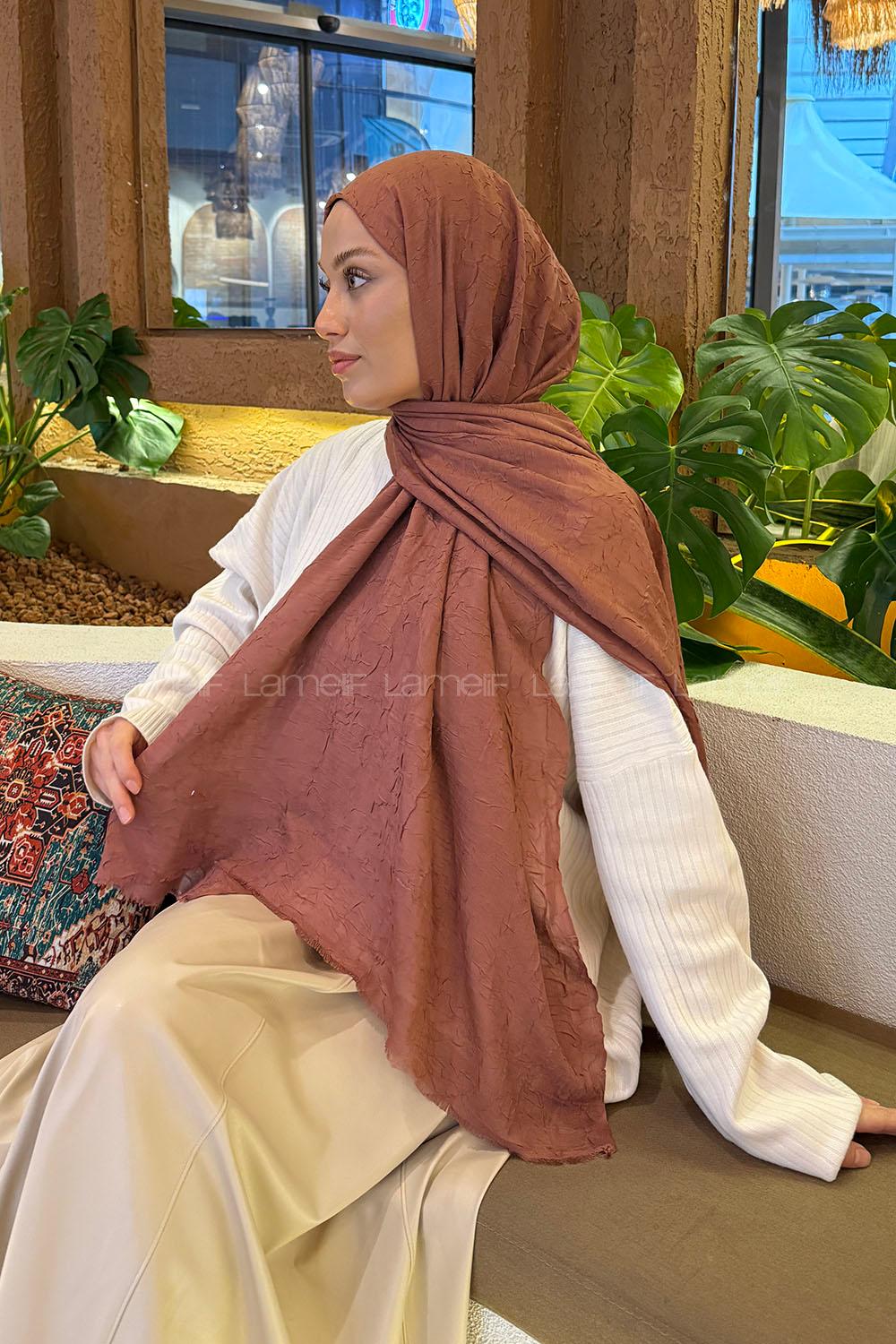 Honey Cotton Fabric Straight Shawl