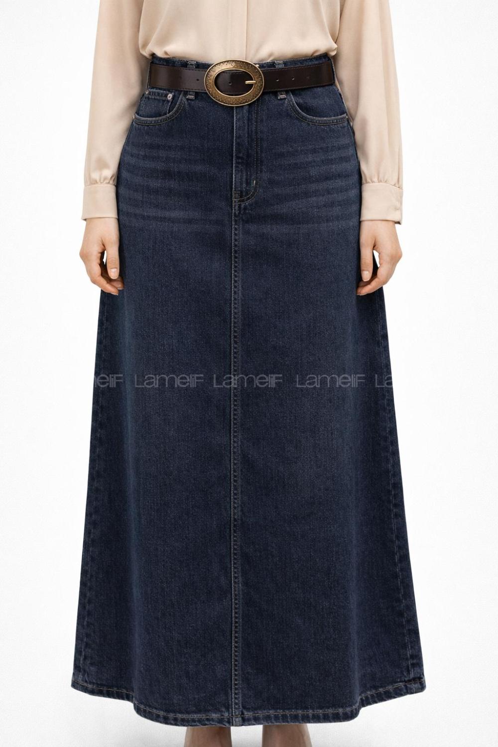 Lamelif Oval Tokalı Krem Suni Deri Kadın Kemer – Vintage Seri