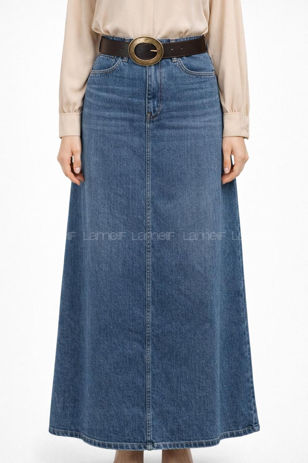 Lamelif Oval Tokalı Krem Suni Deri Kadın Kemer – Vintage Seri