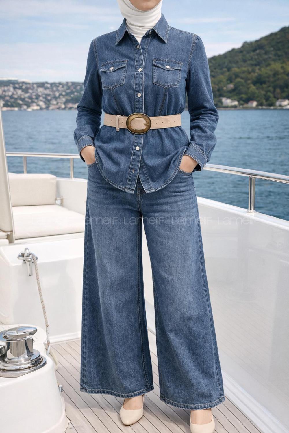 Lamelif Oval Tokalı Krem Suni Deri Kadın Kemer – Vintage Seri