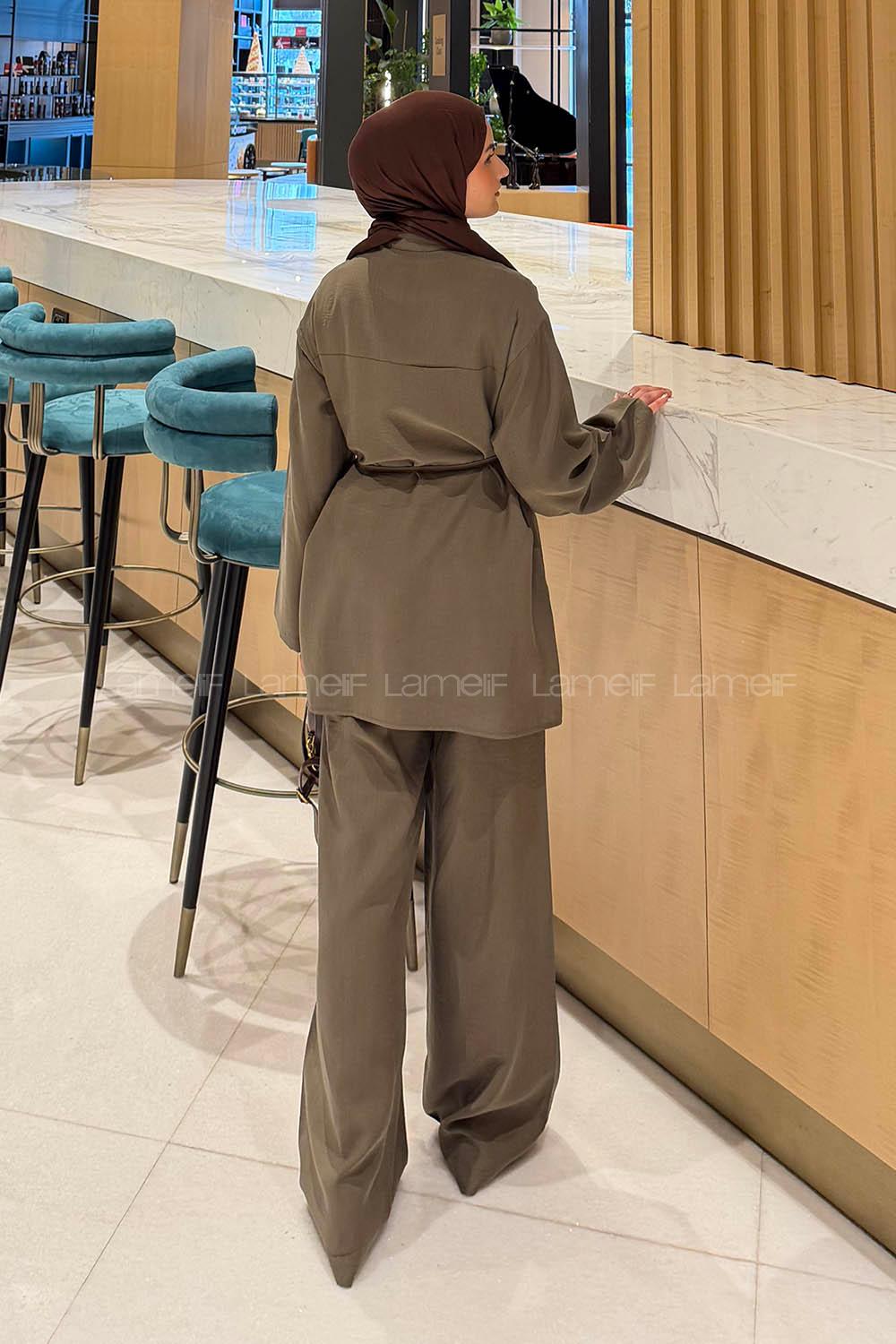 Lamelif Tensel İkili Takım Haki