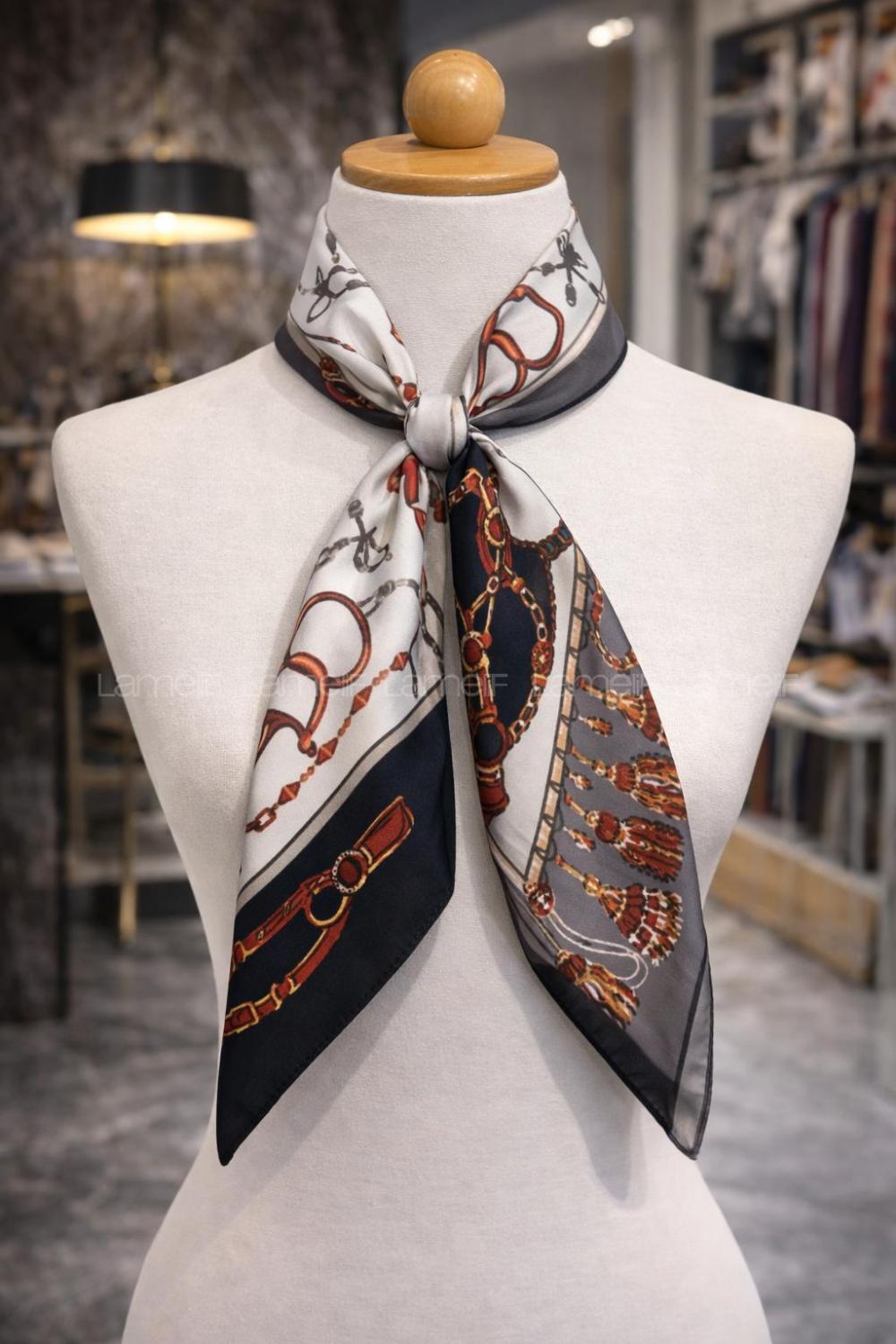 Black-white-1 Foulard