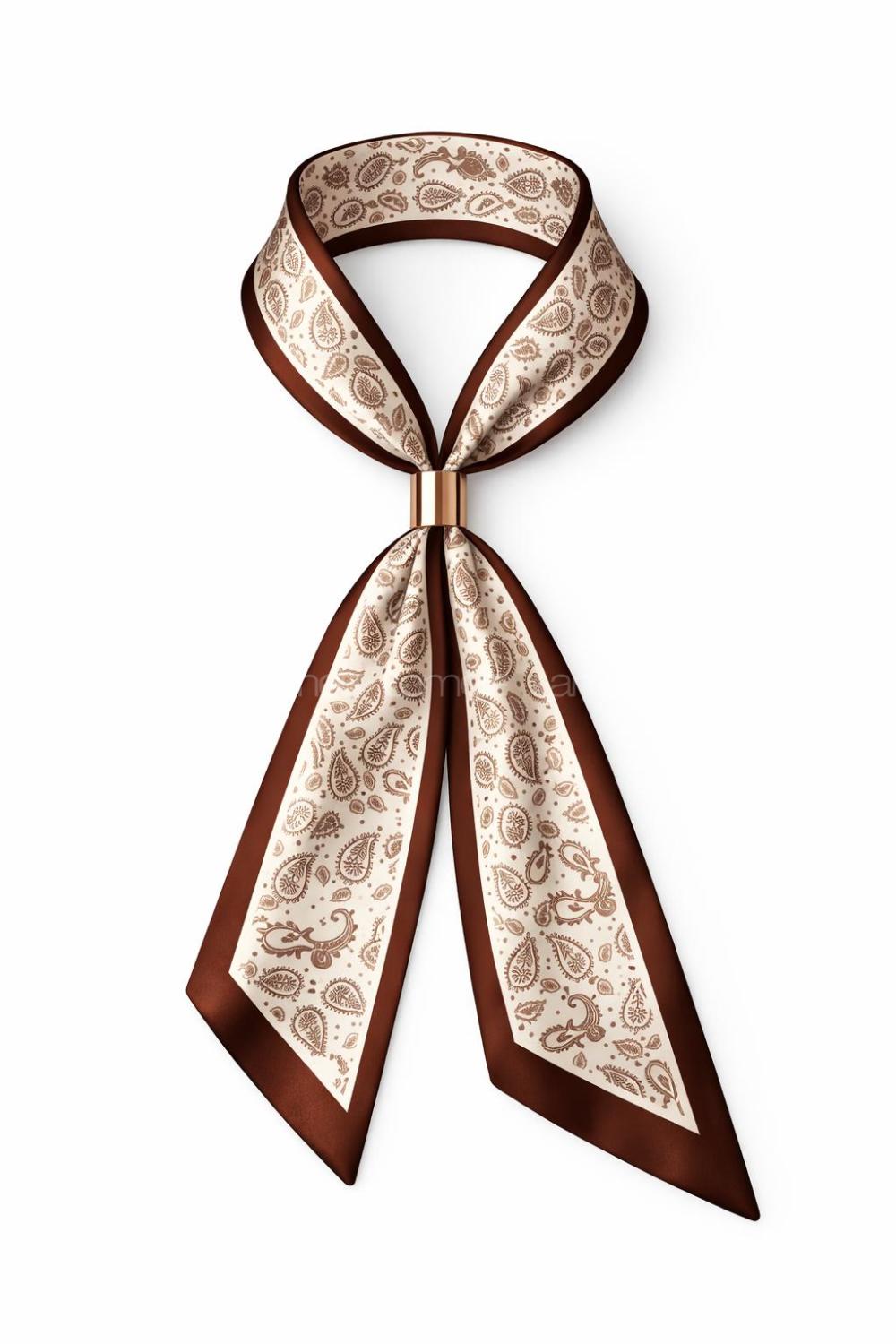 Brown Foulard