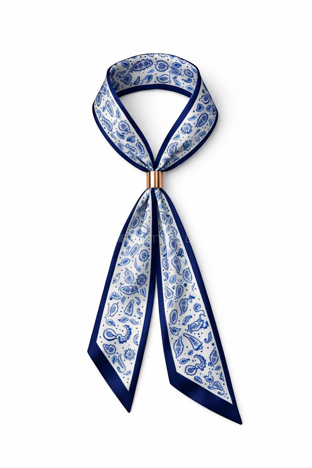 Navy Blue Foulard