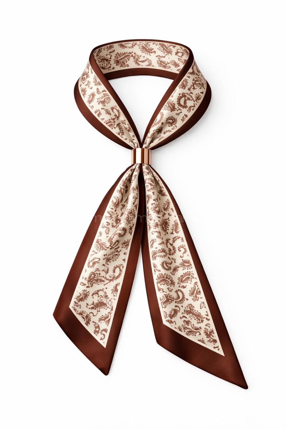 Brown Foulard