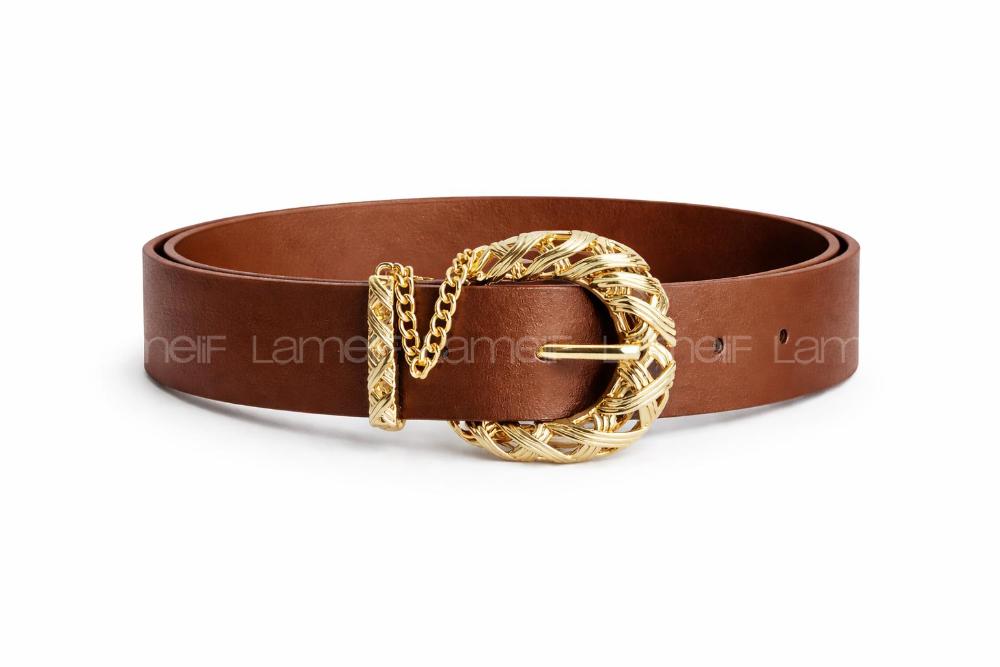 Lamelif Kadın Aurelia Gold Tokalı Kemer