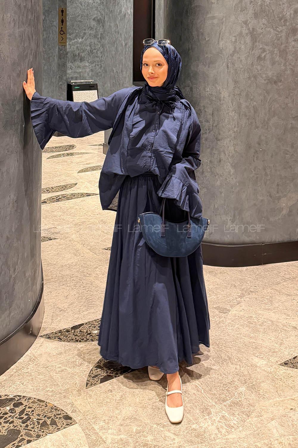 Lamelif Vual Takım Lacivert