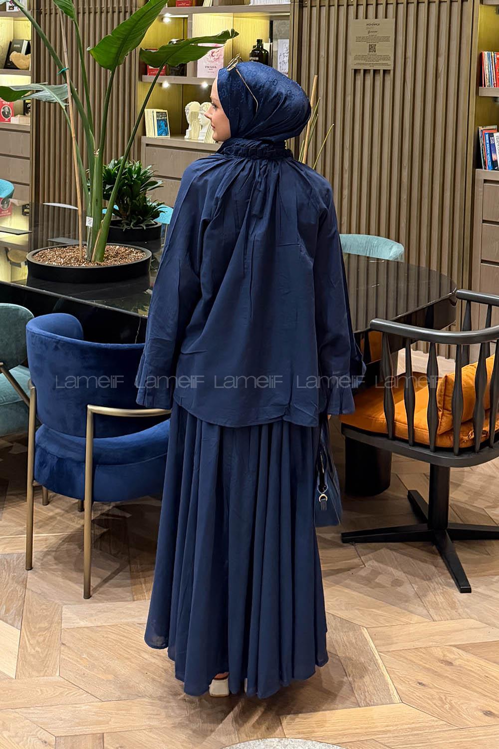 Lamelif Vual Takım Lacivert