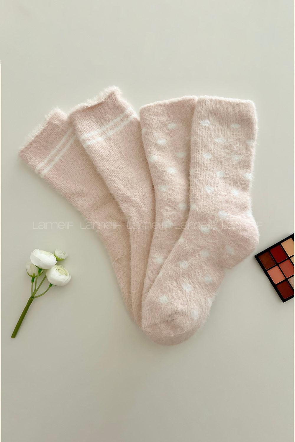 Lamelif 2li Peluş Çorap