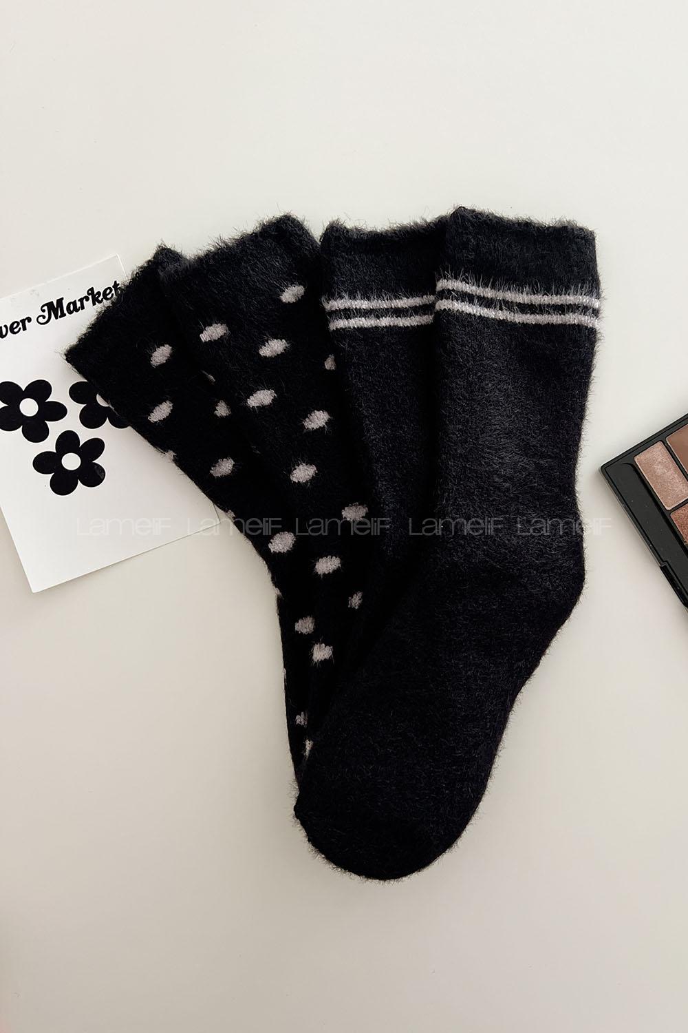 Lamelif 2li Peluş Çorap