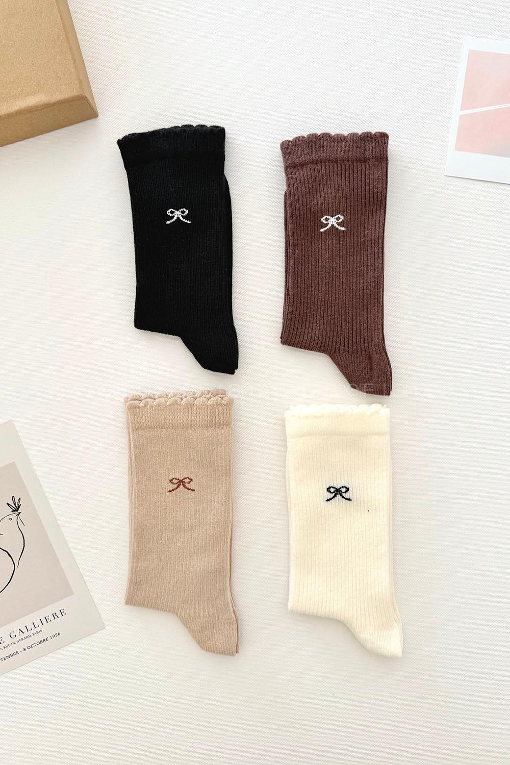 Lamelif 4lü Kurdale Soket Çorap