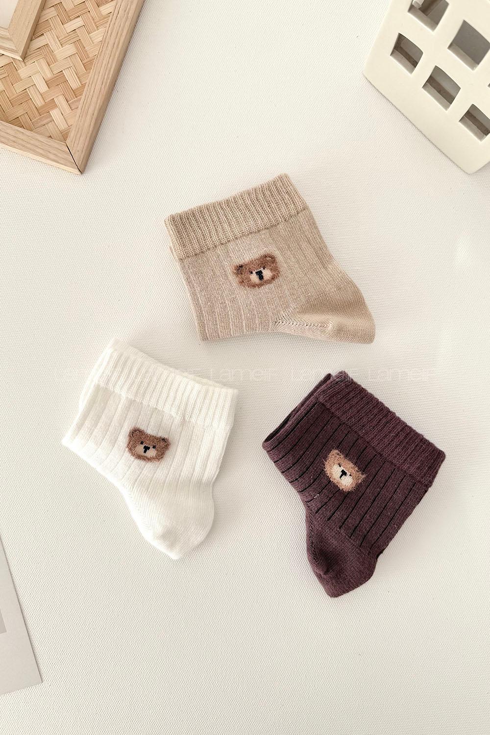 Lamelif 3lü Ayı Yarım Konç Çorap