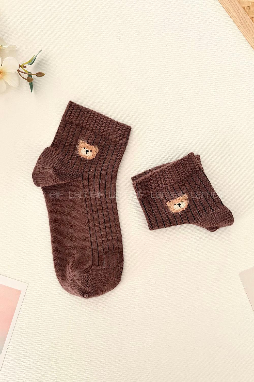 Lamelif 3lü Ayı Yarım Konç Çorap