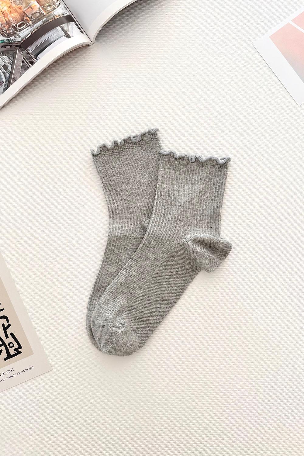 Lamelif 3lü Fırfırlı Kolej Çorap
