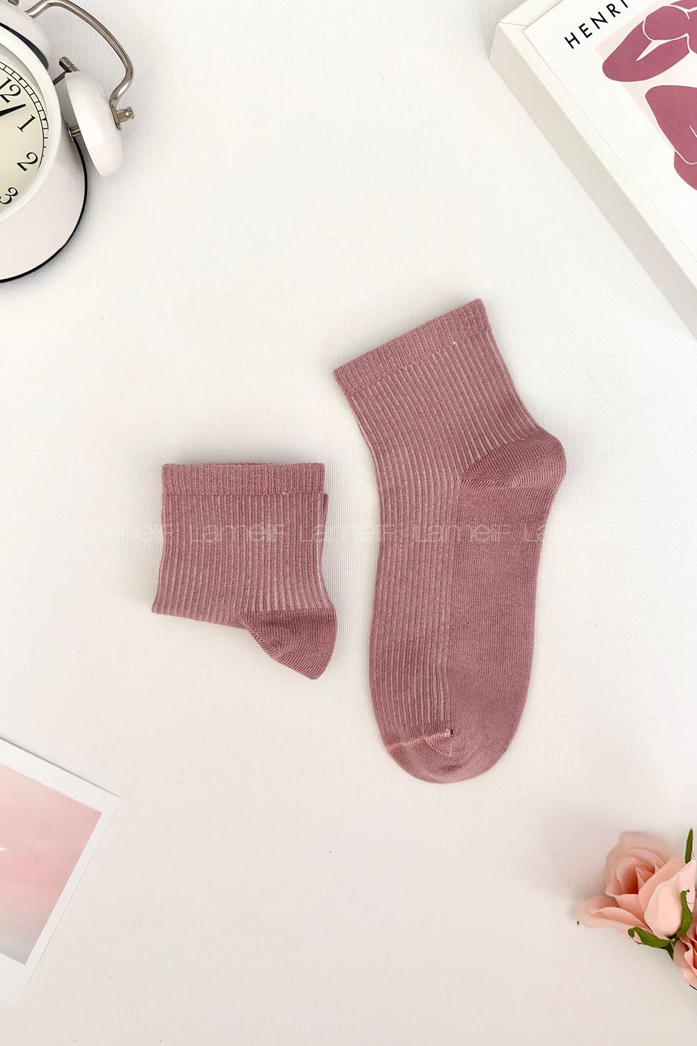 Lamelif 3lü Fırfırlı Kolej Çorap