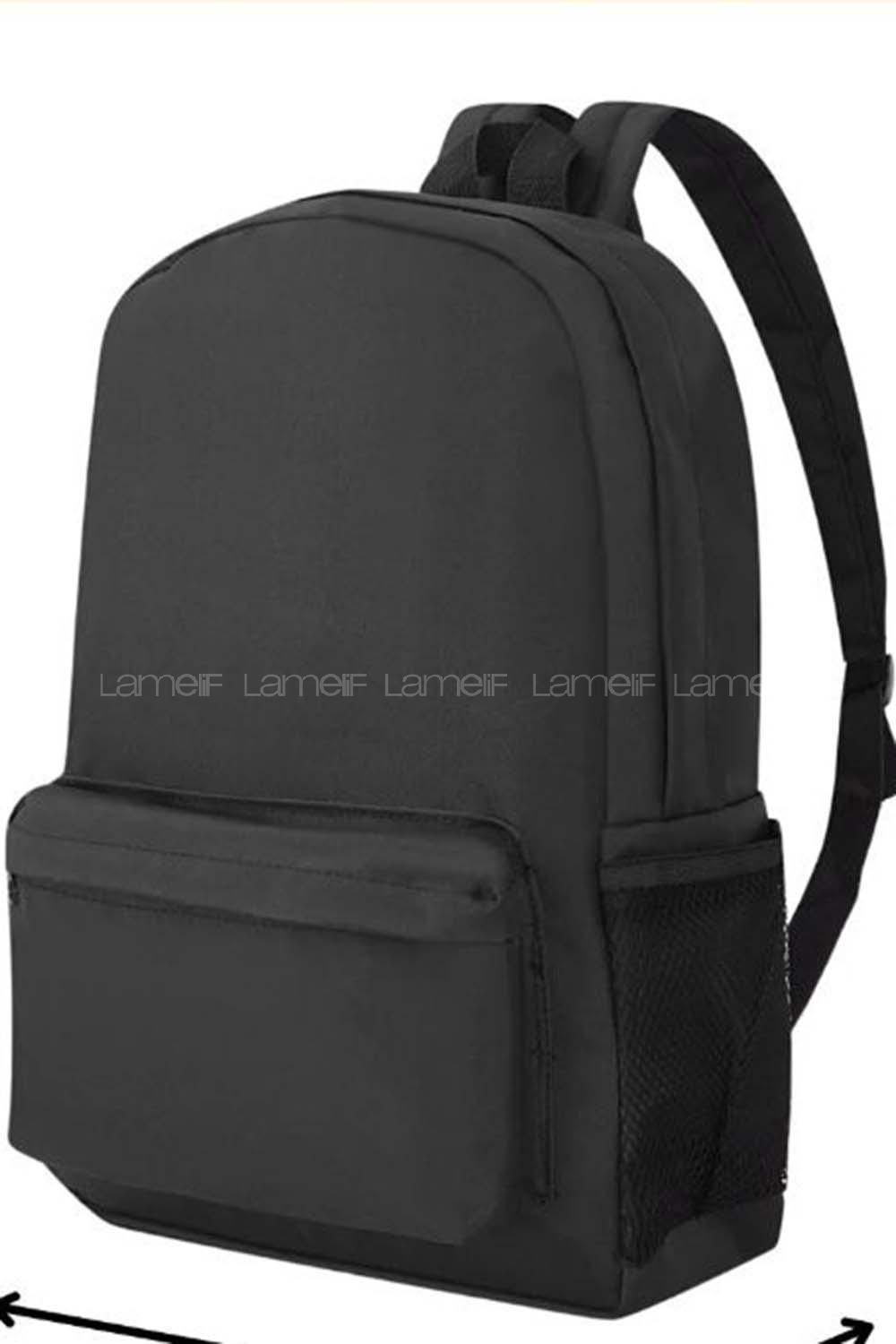 Lamelif Spor Okul  Çantası Unisex Siyah