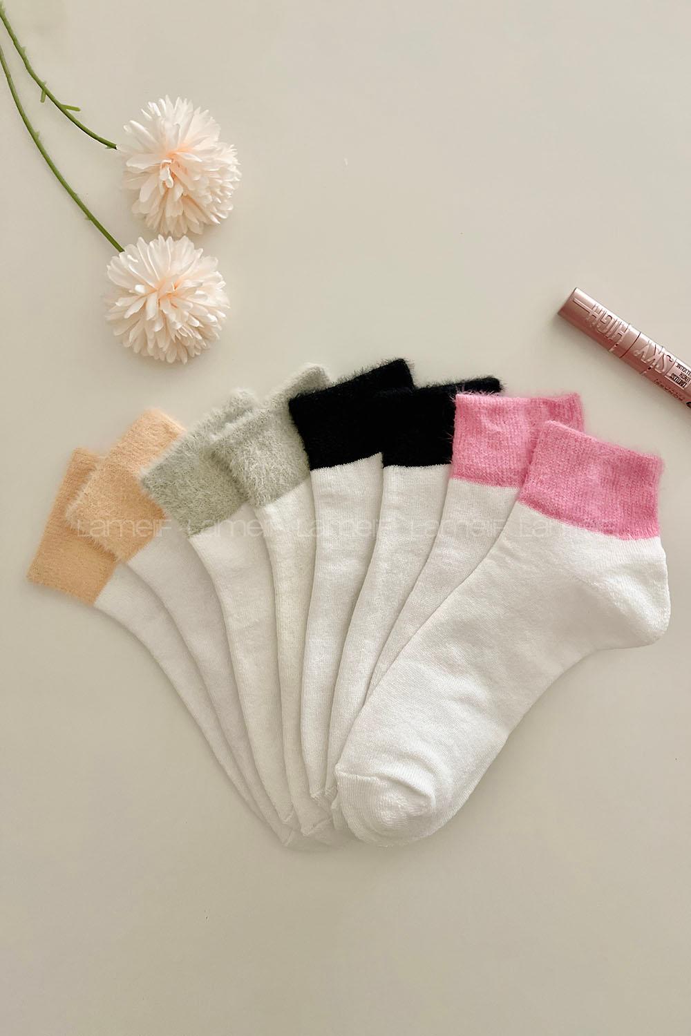 Lamelif 4lü Peluş Çorap