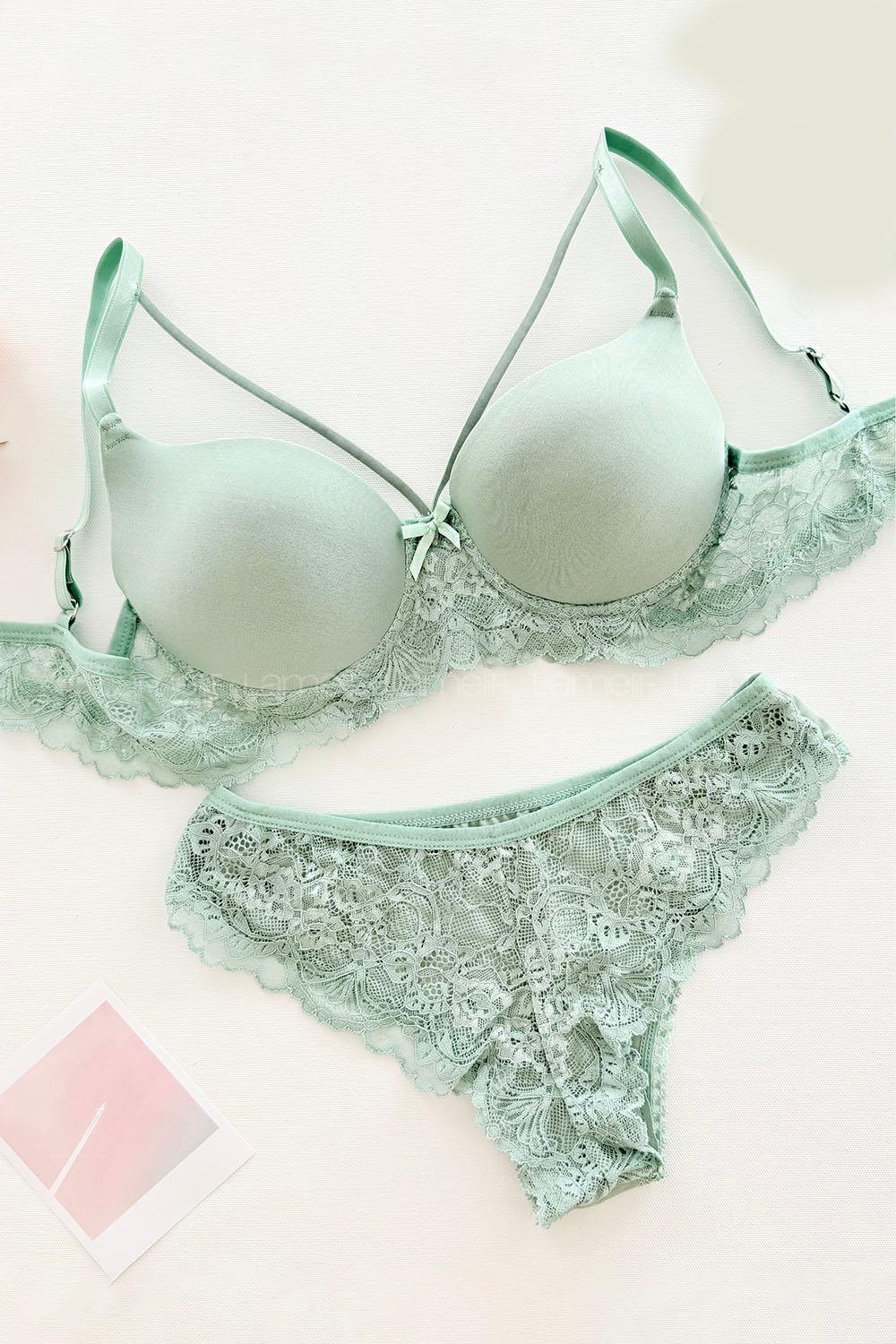 Lamelif Mikro Bralet Sütyen Takım