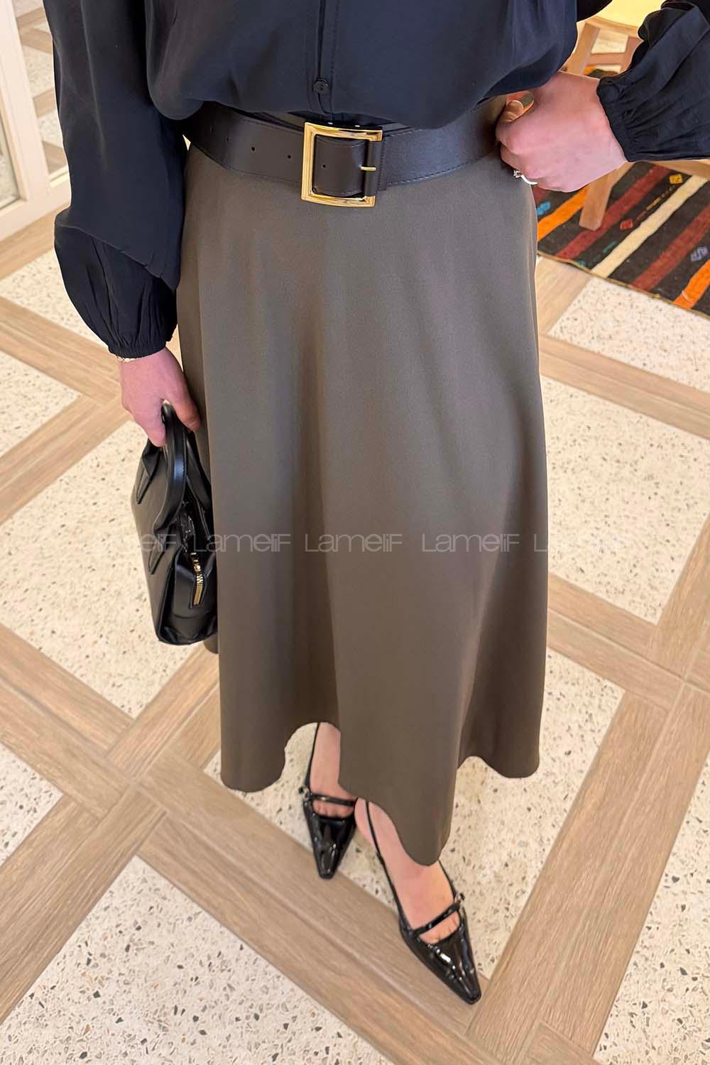 Lamelif Daisy Etek Haki