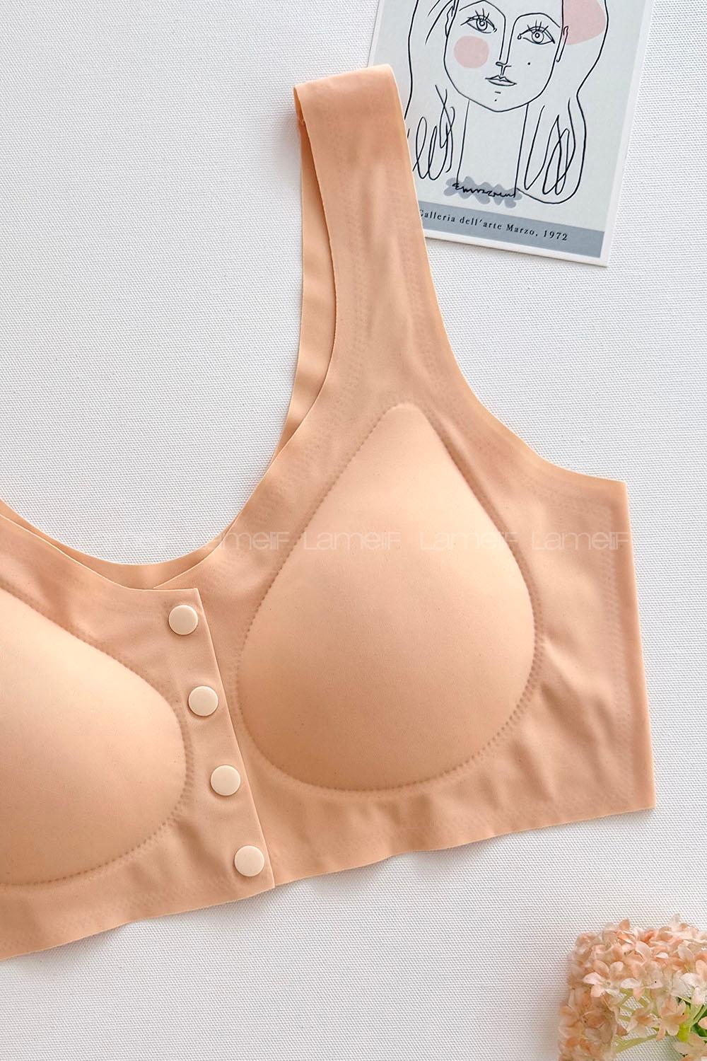 Lamelif İhracat Önü Çıtçıtlı Hafif Destekli Kopçasız Sütyen
