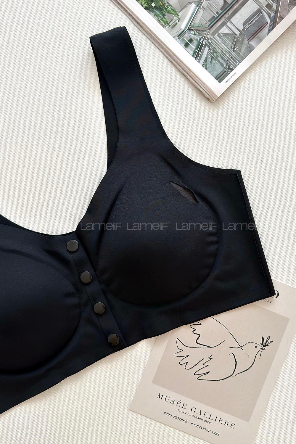 Lamelif İhracat Önü Çıtçıtlı Hafif Destekli Kopçasız Sütyen