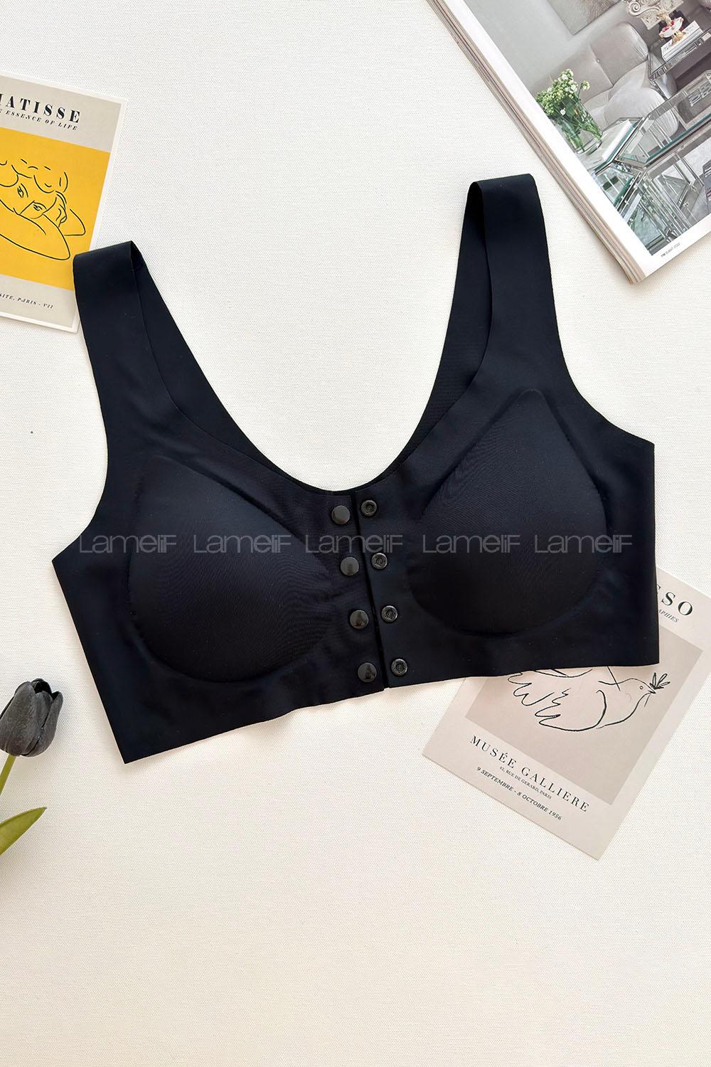 Lamelif İhracat Önü Çıtçıtlı Hafif Destekli Kopçasız Sütyen