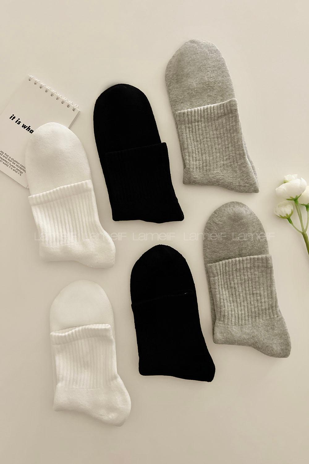 Lamelif 3lü Taban Havlu Bambu Erkek Çorap