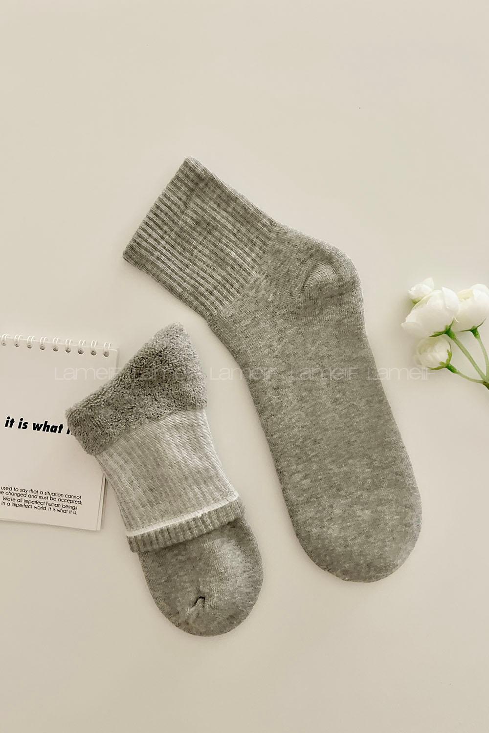 Lamelif 3lü Taban Havlu Bambu Erkek Çorap