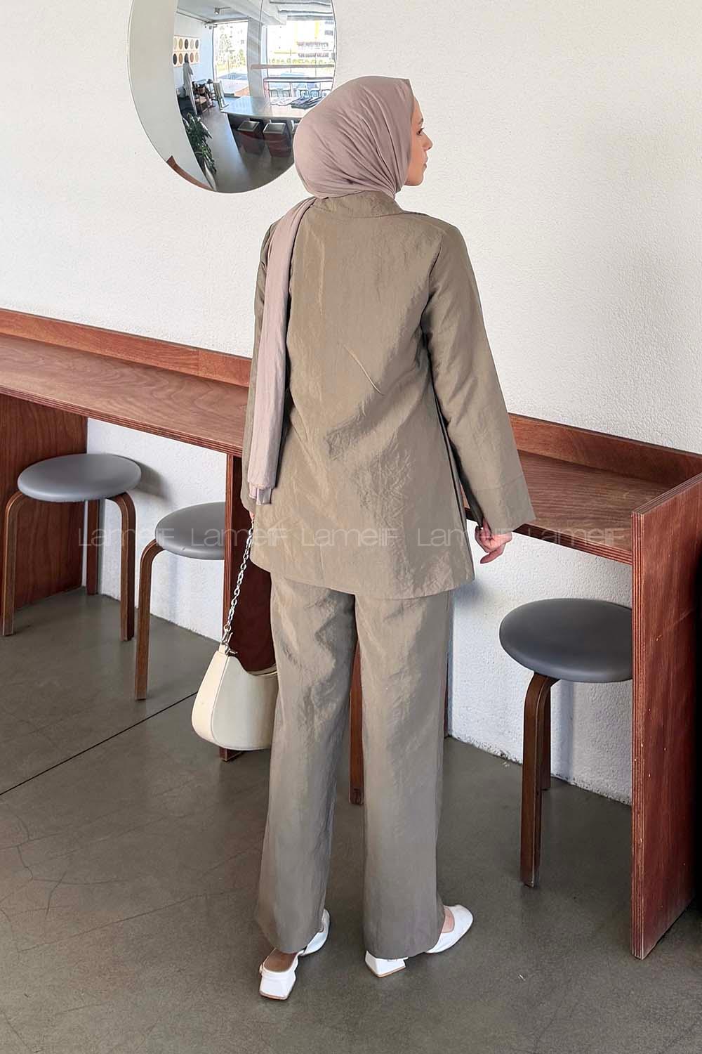 Mink Shirt Collar Long Arm Ayrobin Regular Trousers Comfortable Suit