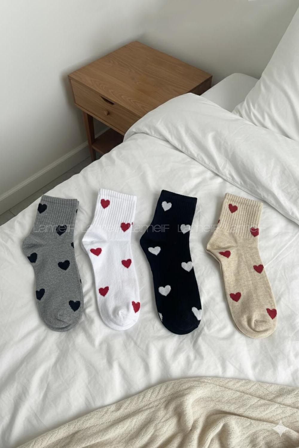 Lamelif 4lü Kalpli Çorap