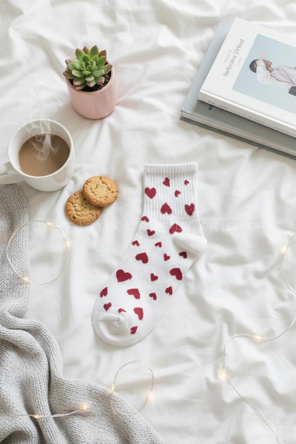 Lamelif Çilek Kolej Çorap