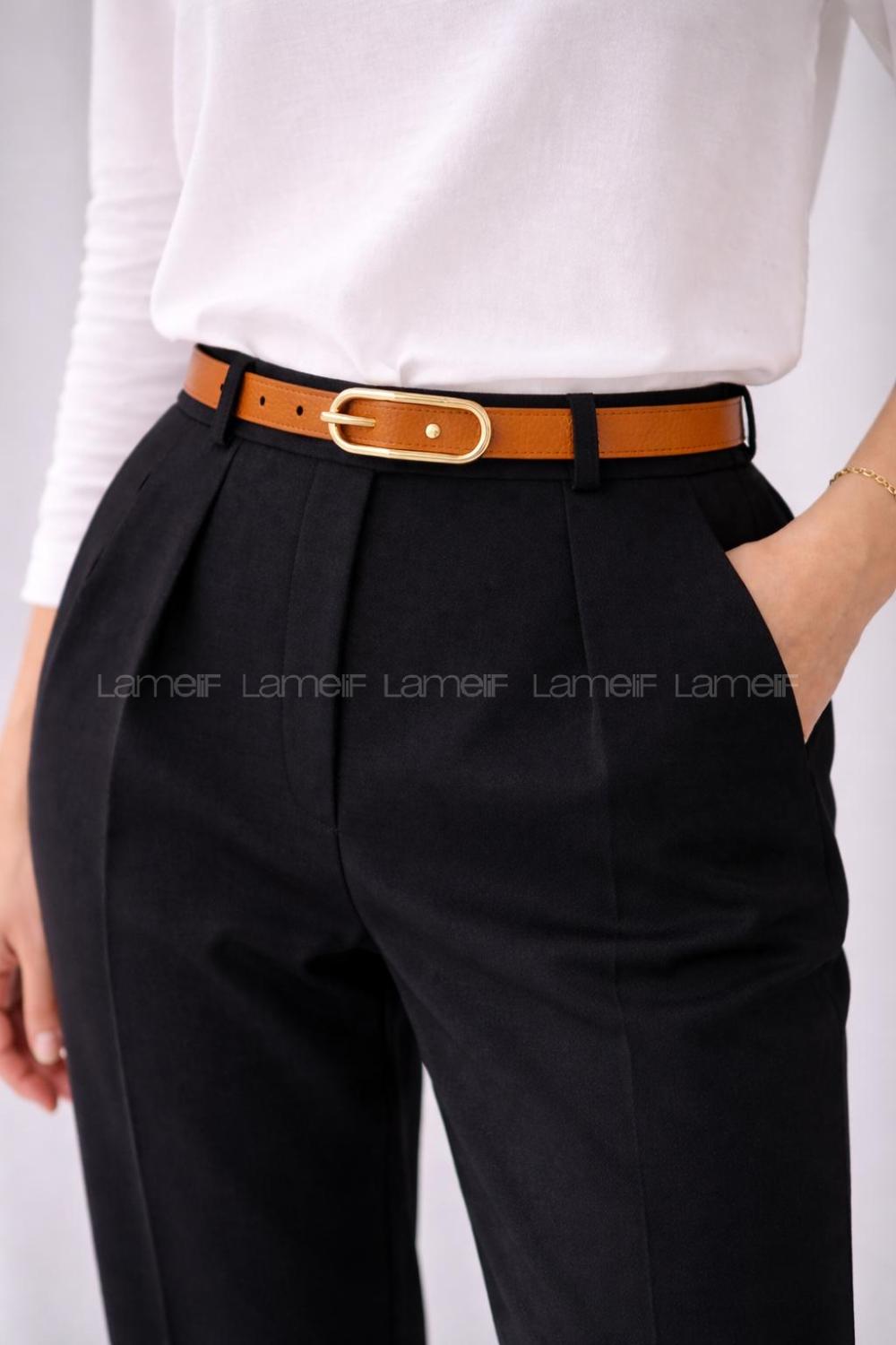 Lamelif Kadın Prestige İnce Gold Tokalı