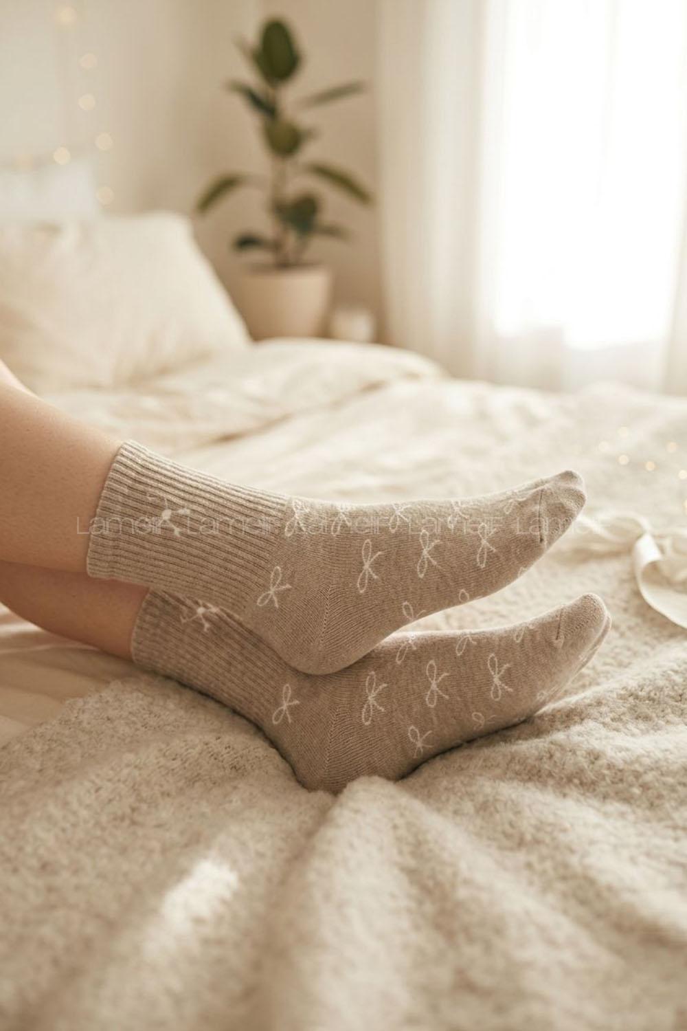 Lamelif Penye Fiyonl Kolej Çorap