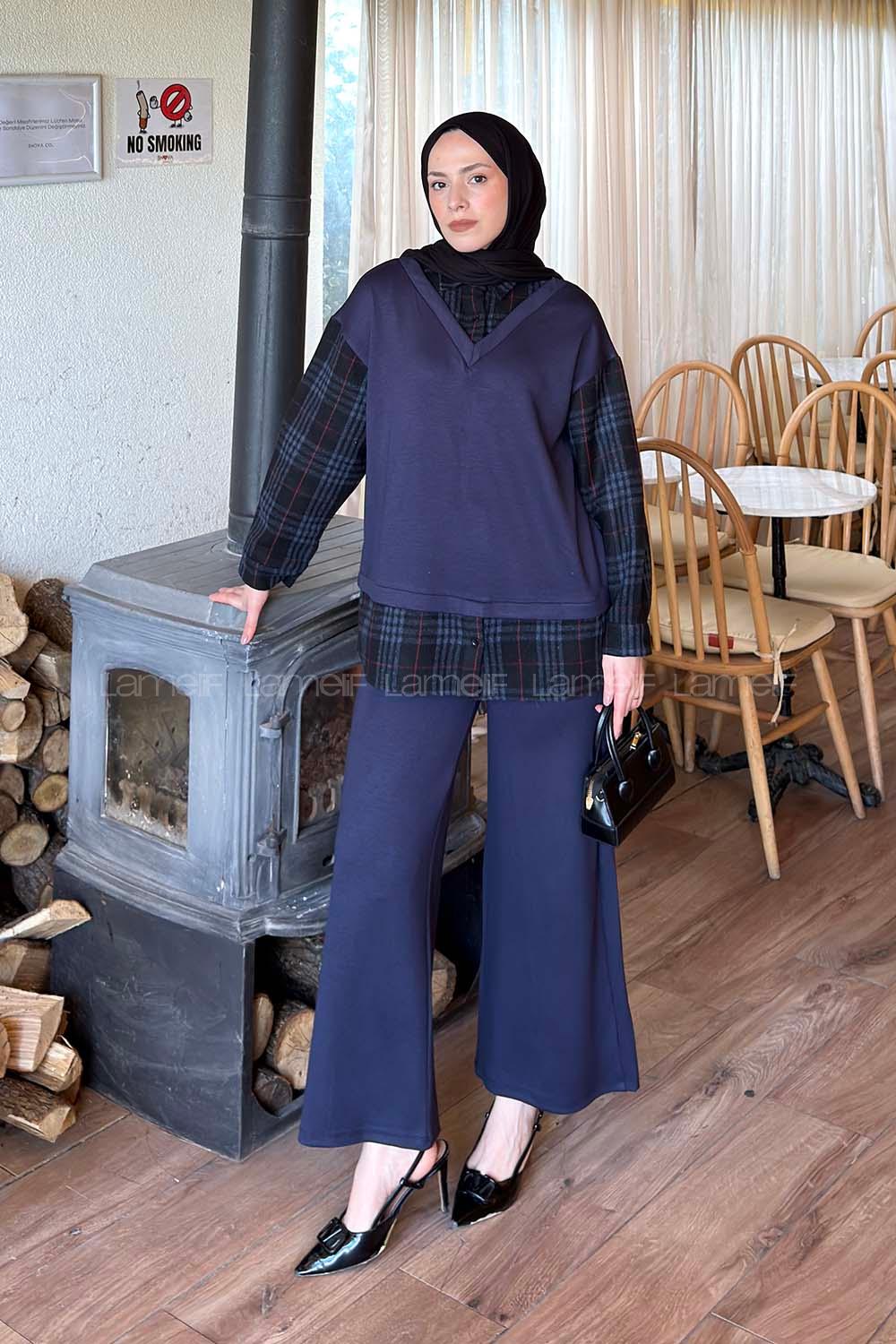 sen İkili Takım Lacivert