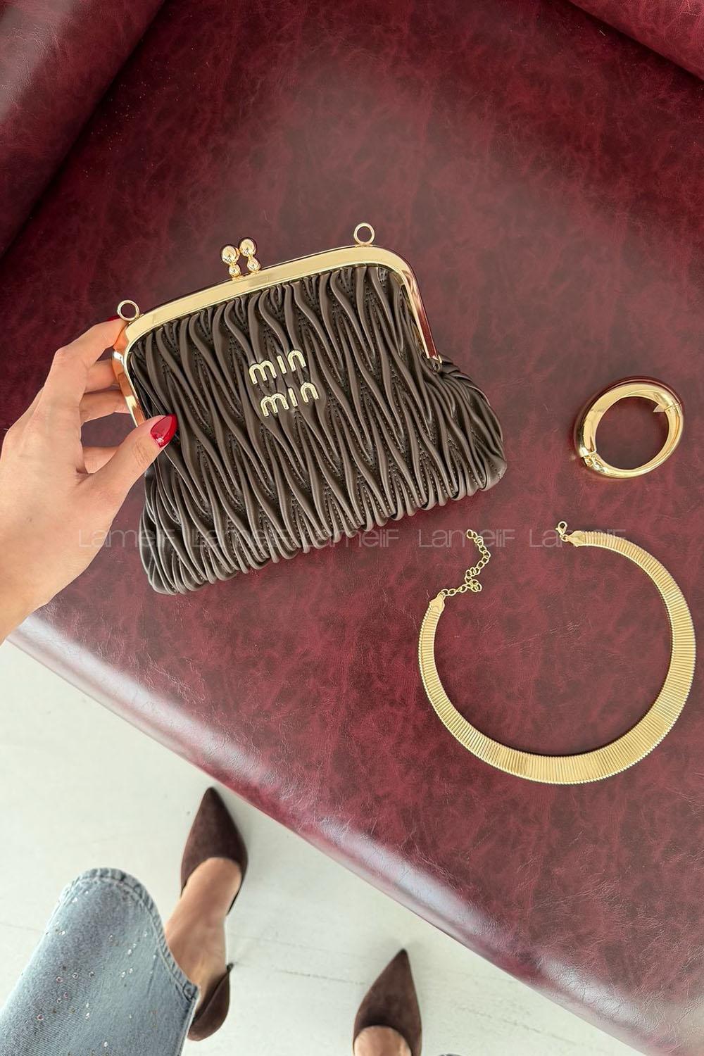 Lamelif MınMın Kadın El ve Omuz Çantası