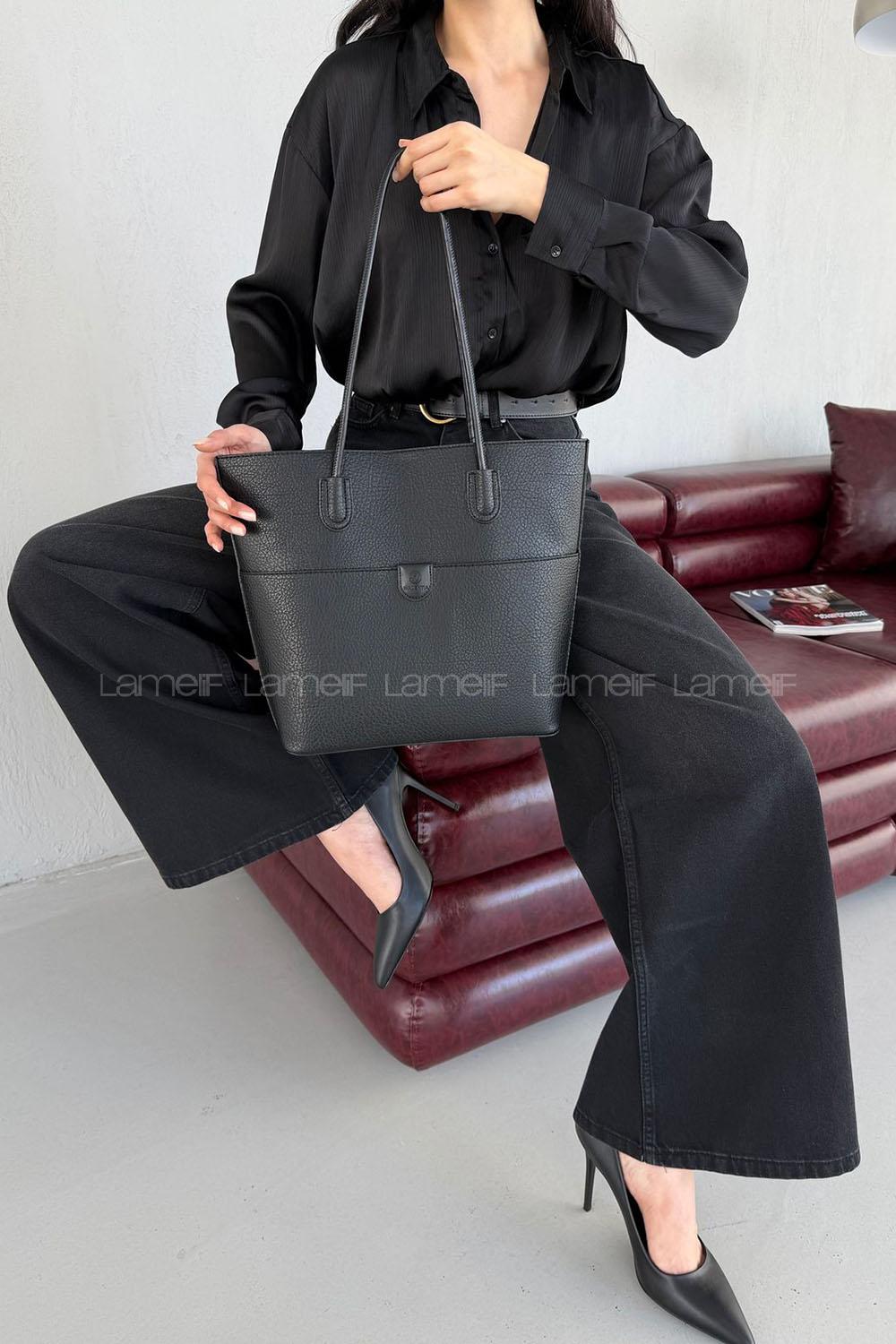 Lamelif Novaa Kadın El ve Omuz Çantası İç Çantalı