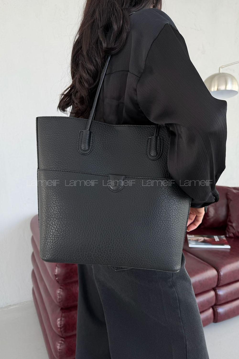 Lamelif Novaa Kadın El ve Omuz Çantası İç Çantalı