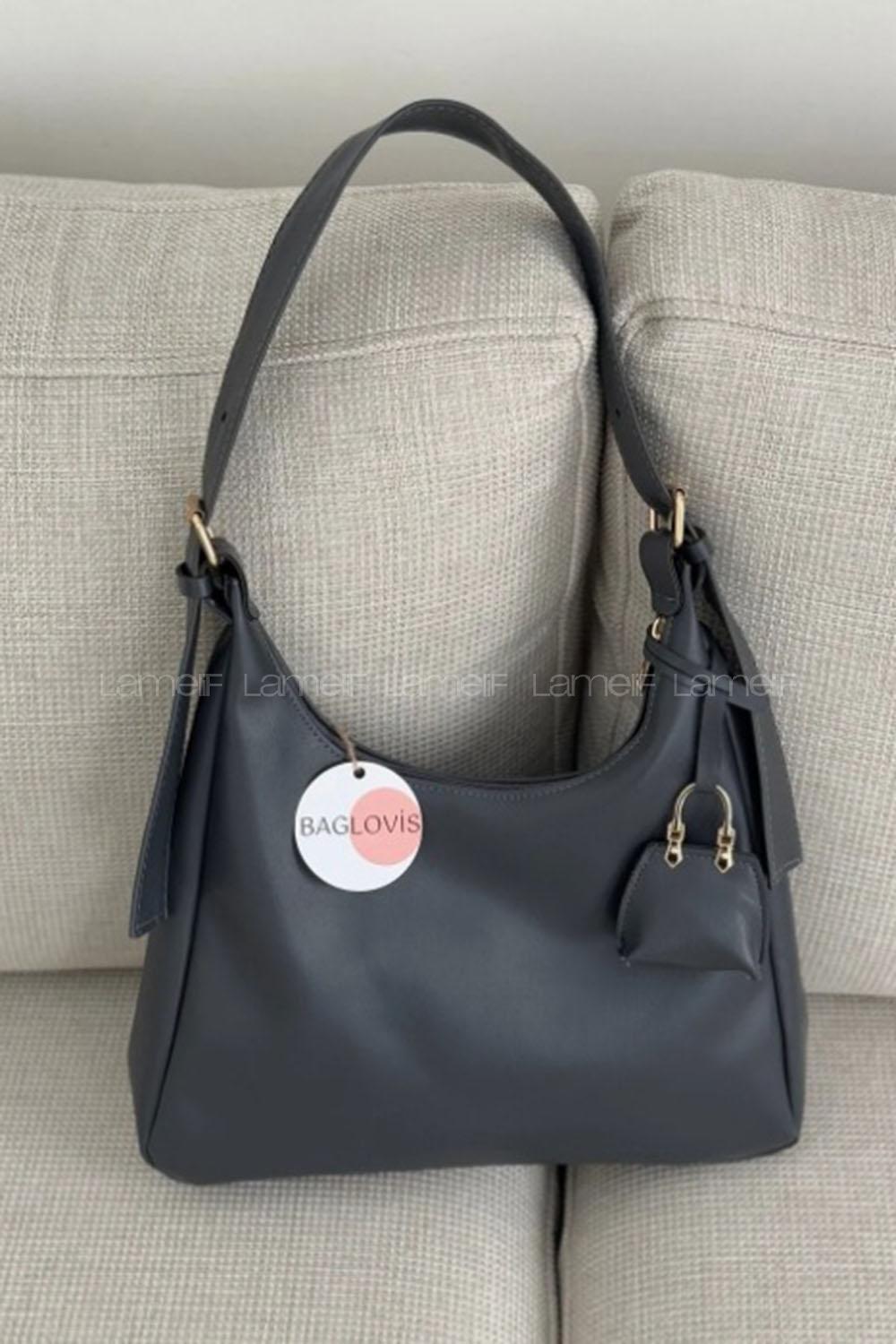 Lamelif Rosy Mini Cüzdanlı Kadın Omuz ve El Çantası