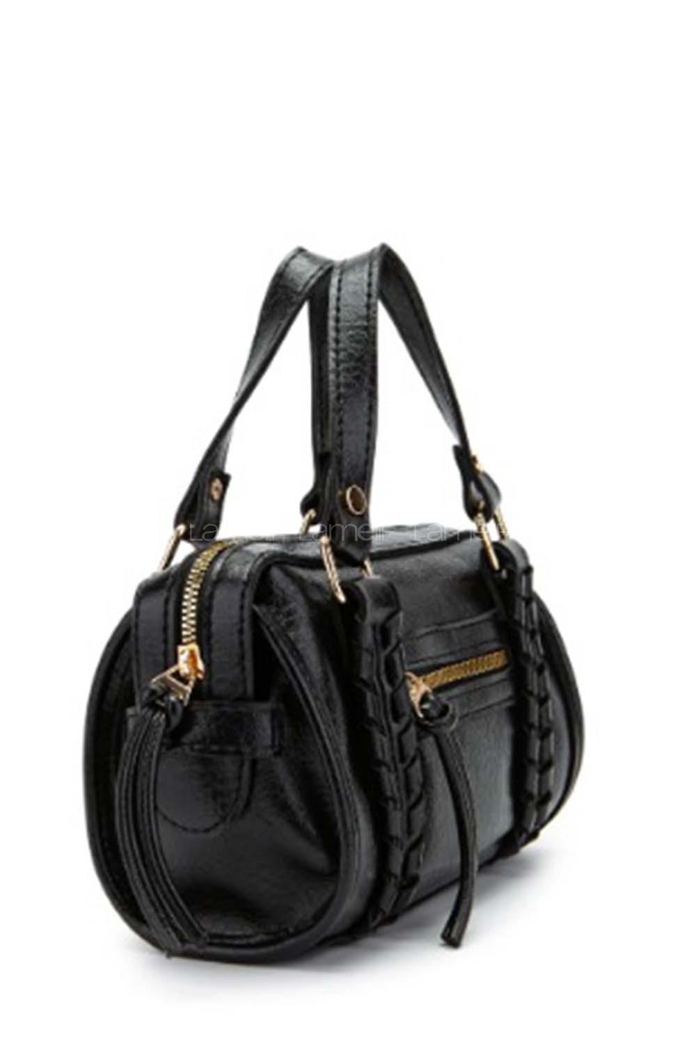 Lamelif Örgü Ve Sarkıt Detaylı Jimmy Kadın Çapraz Çanta Siyah