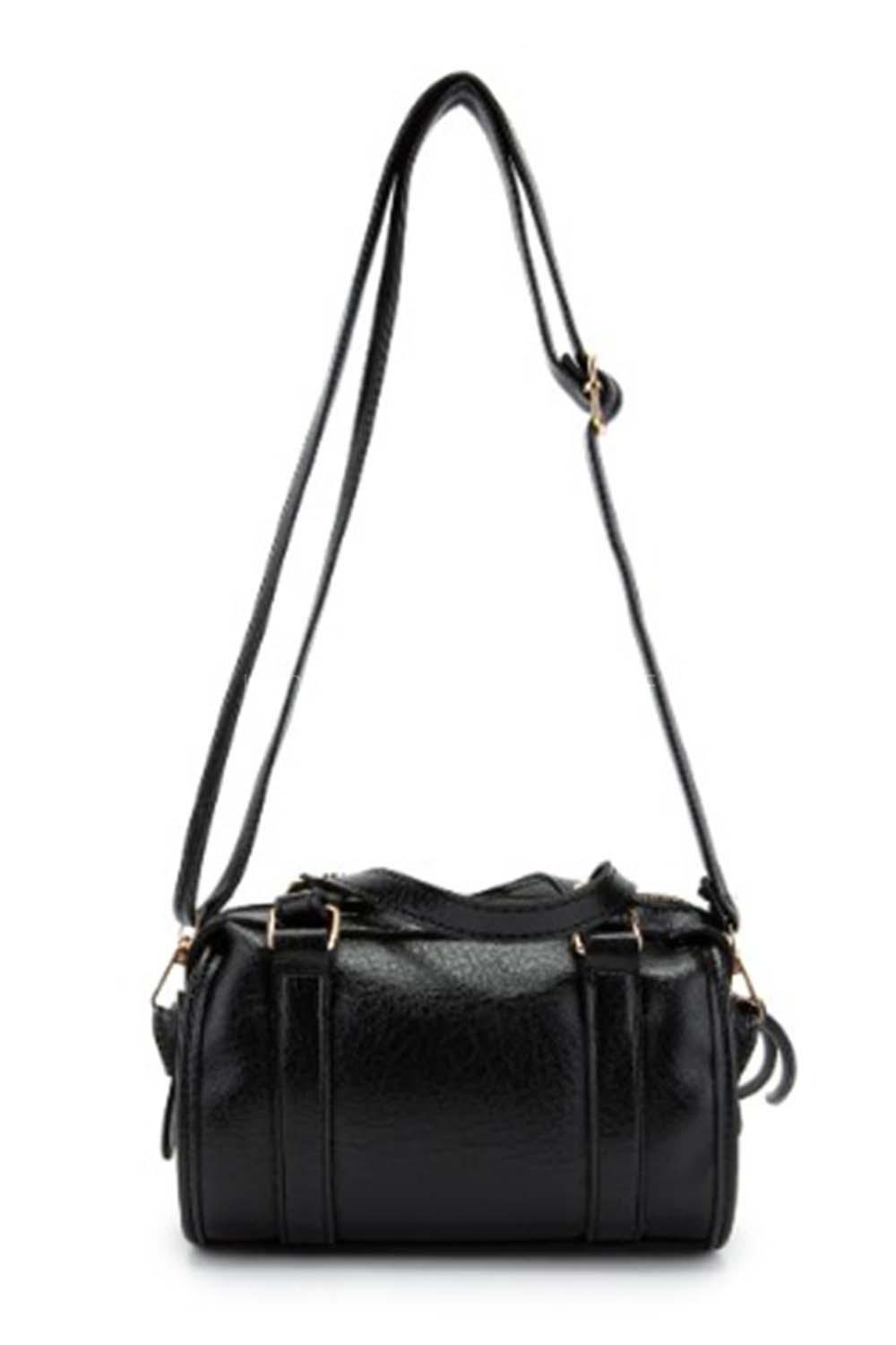 Lamelif Örgü Ve Sarkıt Detaylı Jimmy Kadın Çapraz Çanta Siyah