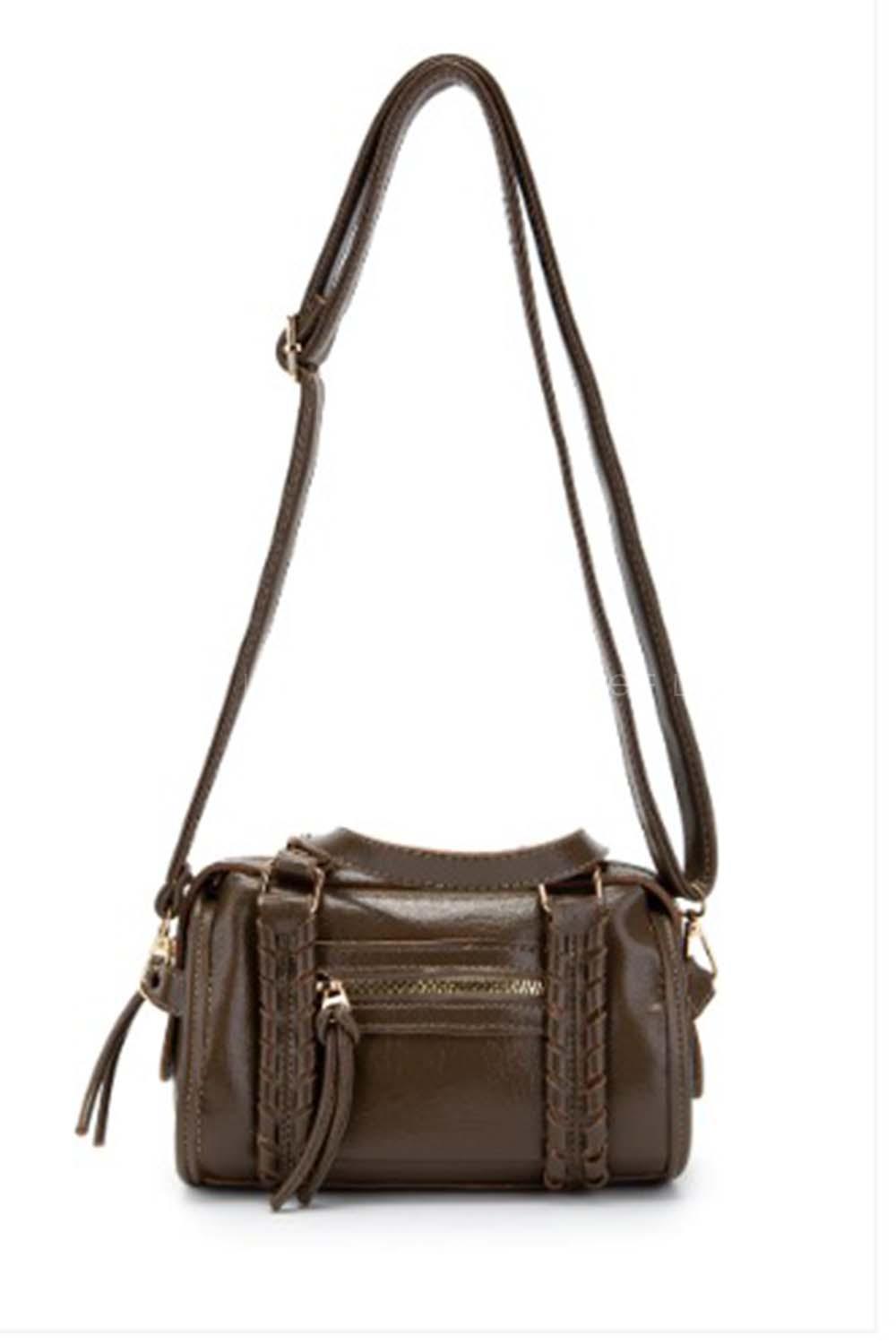 Lamelif Örgü Ve Sarkıt Detaylı Jimmy Kadın Çapraz Çanta Soft Kahve