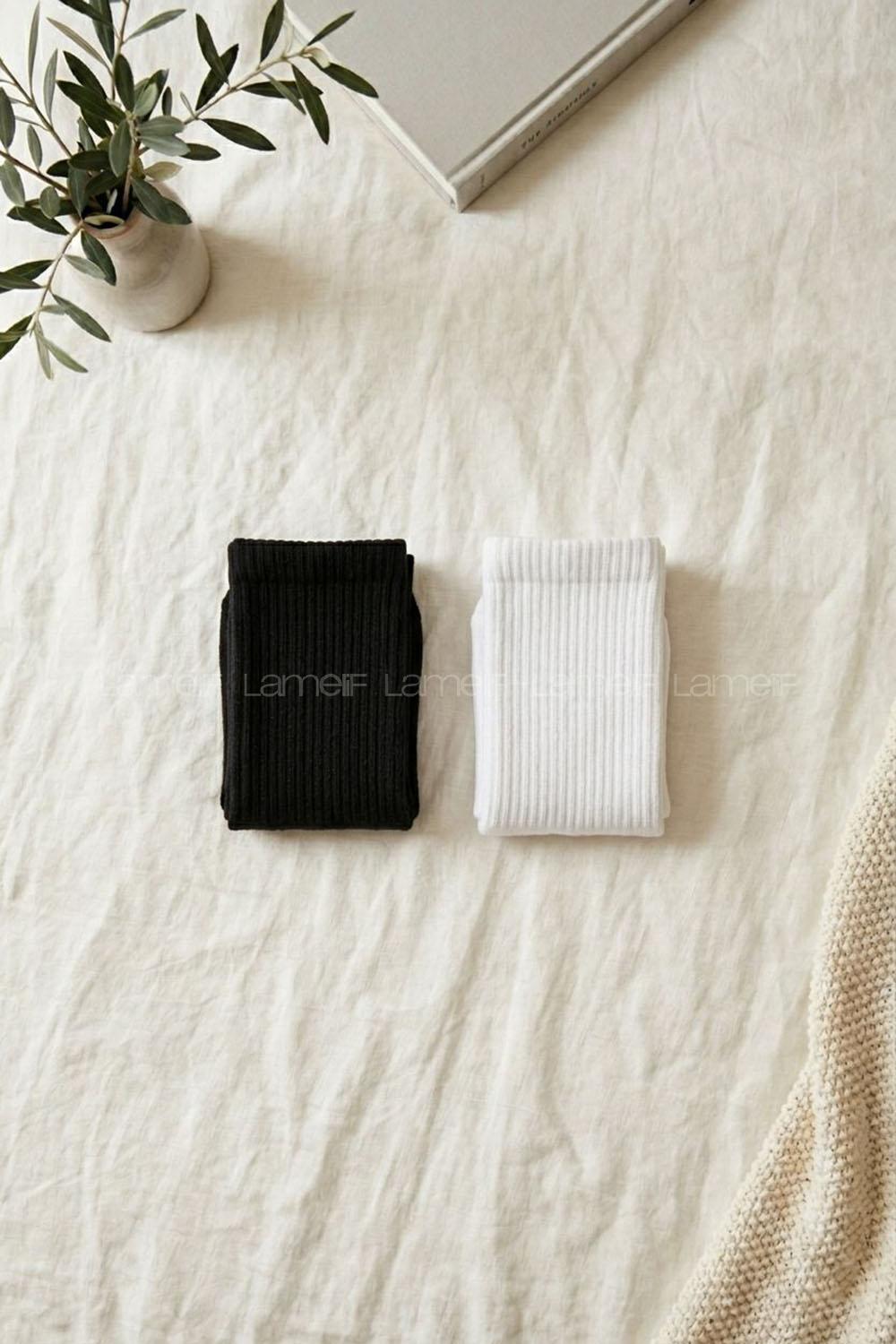 White Black Sock