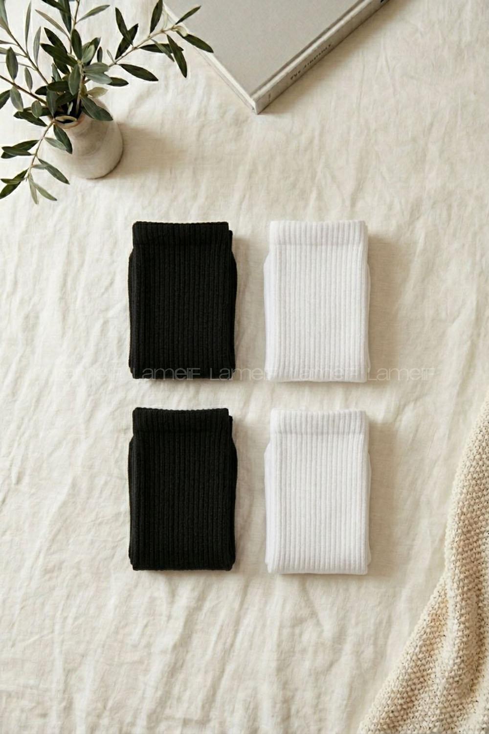 White Black Sock