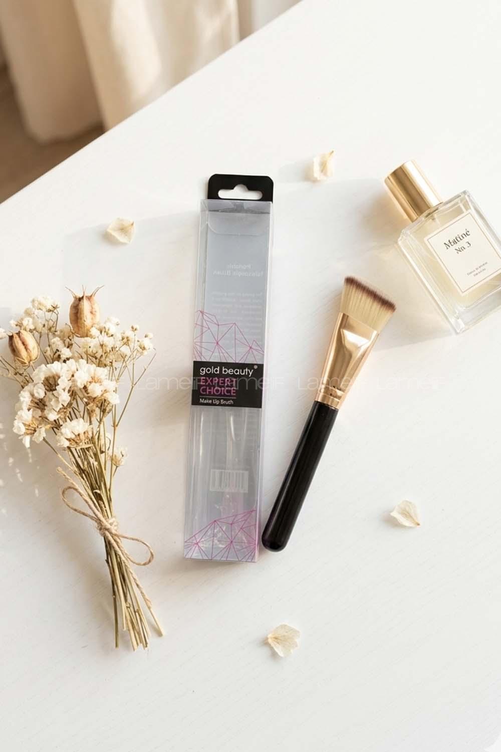 Lamelif Gold Beauty Fondoten Makyaj Fırçası EP-463