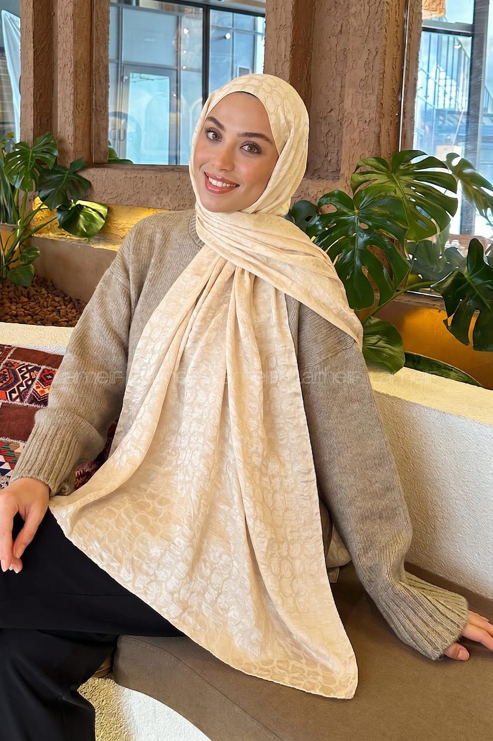 Yellow Cotton Fabric Printed Shawl
