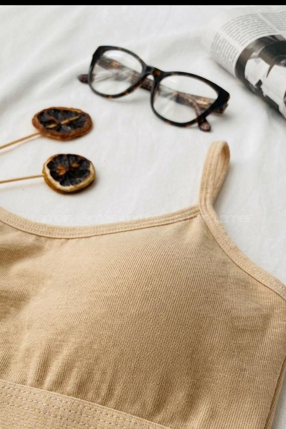 Skin Cotton Without Underwire Unsupport Bralet